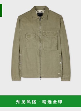香港直邮PAUL SMITH 男士衬衫 M2R455ZP2233935 SS2025 军绿色