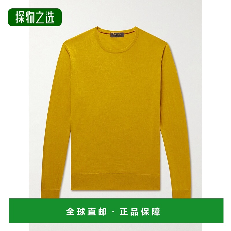 香港直邮Loro Piana 诺悠翩雅 男士 Wish 初剪羊毛毛衣 FAI1916