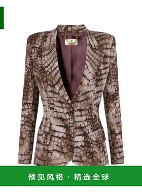 香港直邮ELISABETTA FRANCHI 女士外套 GI20761E2644CACAO