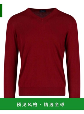 香港直邮DRUMOHR 男士卫衣 D0GN481389 SS2025 红色 V领毛衣