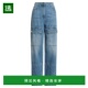 blue蓝色 1h可退 舒 女士 牛仔长裤 香港直邮Elisabetta Franchi