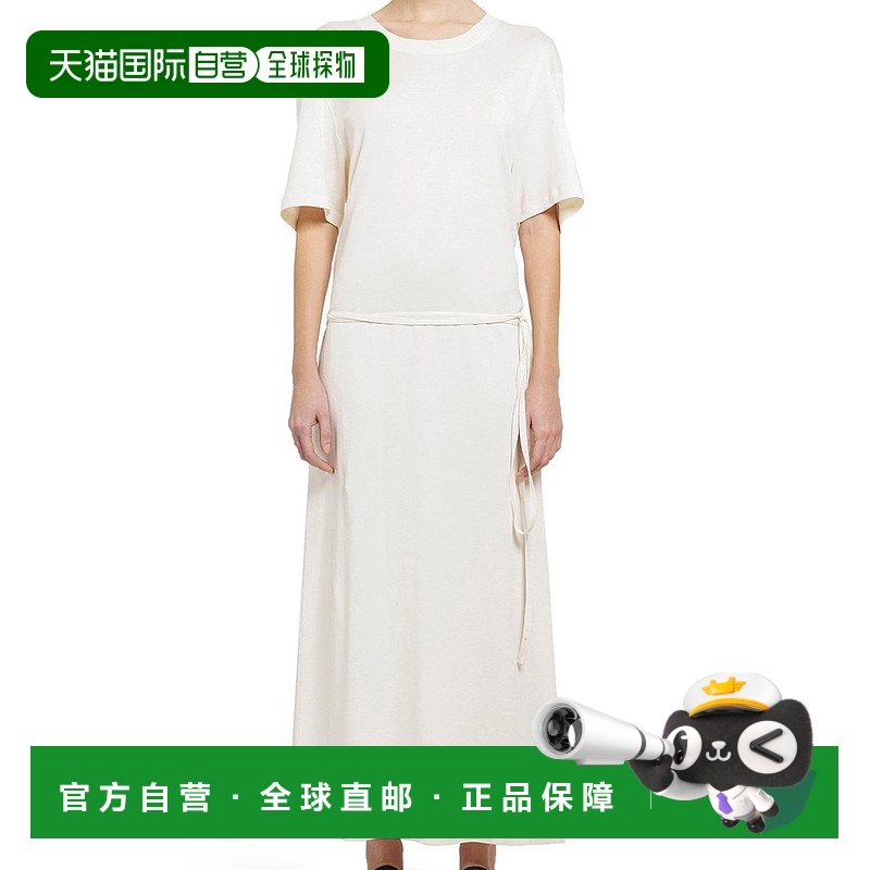 香港直邮Lemaire 女士 系腰带罗纹连衣裙 DR1045LJ1016
