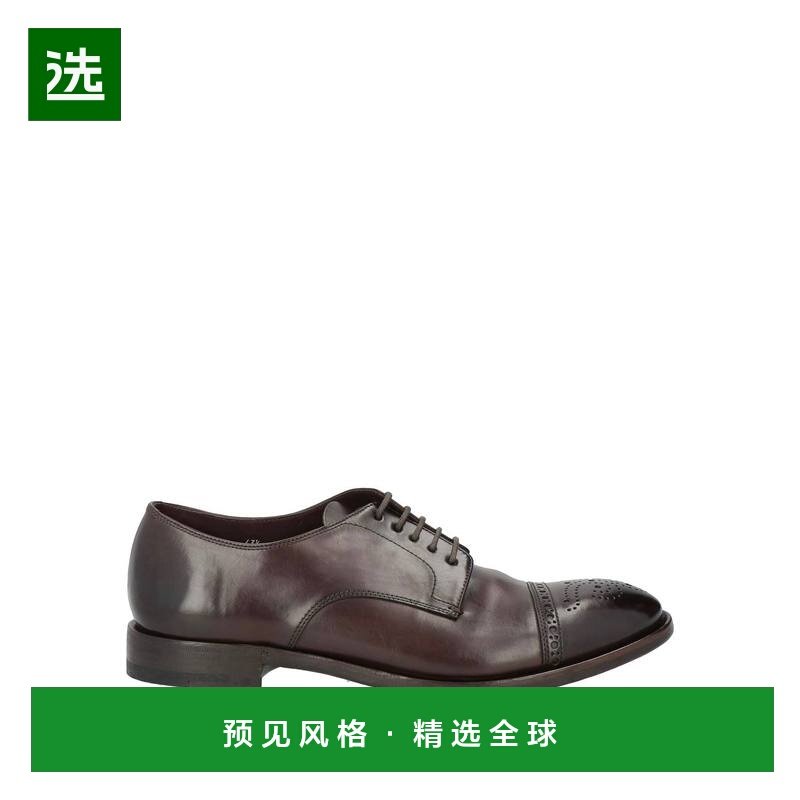 1h可退 香港直邮Henderson Baracco 男士 绑带鞋 brown棕色 舒适,流行男鞋,休闲皮鞋,淘宝优惠券,粉丝福利购,淘宝优惠卷