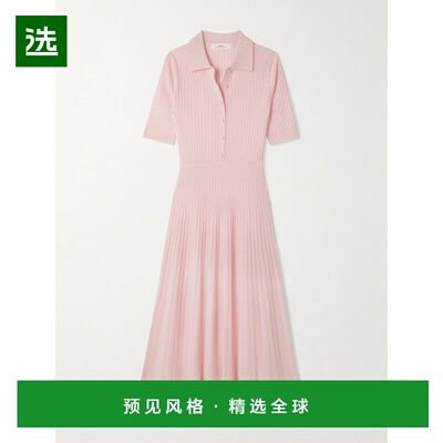 1h可退 Arch4 女士 Skylark 罗纹有机羊绒中长连衣裙 KND