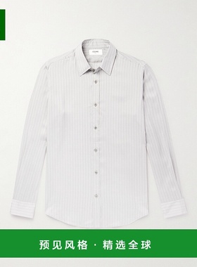 Celine 思琳 男士 条纹衬衫 2C813350V grey灰色 舒适时长袖男装