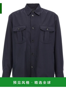 香港直邮BRIONI 男士夹克 SLTA0LO24014000 SS2025 蓝色 Vagabond