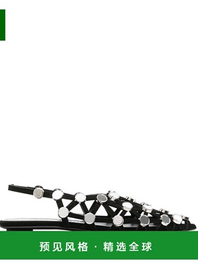 欧洲直邮THE ATTICO 女士芭蕾乐福鞋246WS801L007SR100芭蕾舞鞋