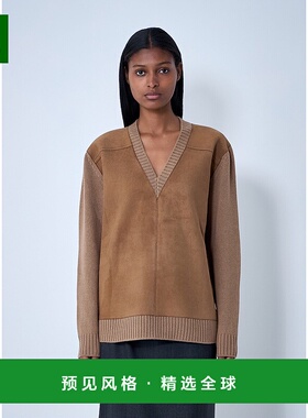 香港直邮Prada 普拉达 女士 羊毛羊绒混纺长袖针织衫 P24T2B173P