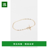 舒适时尚 1h可退 玉石密镶手链 metal金属色 香港直邮Shashi 女士