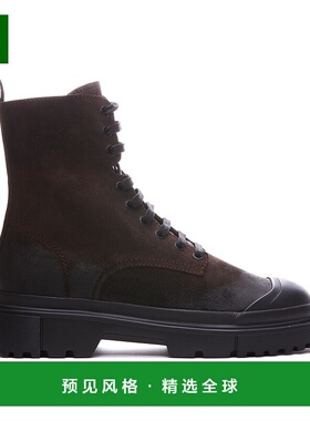 1h可退 HOGAN 男士靴子 HXM6190EN00S74S808男靴工装靴