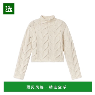 香港直邮FRAME 女士针织衫 WP26KSW004CREA AW2025 白色 卷边漏斗