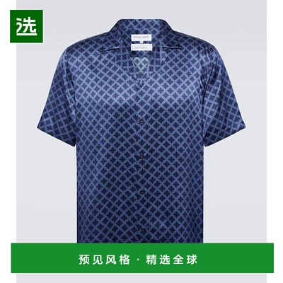 1h可退 香港直邮Frescobol Carioca 男士 Roberto 真丝保龄球衬衫