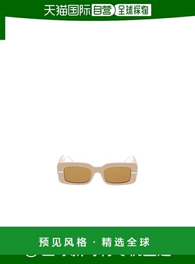 香港直邮Fendi 徽标方形太阳镜 FE40133I