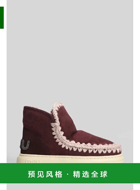 香港直邮MOU 女士雪地靴 431757FW411001A AW2025 深棕色 Mou Esk