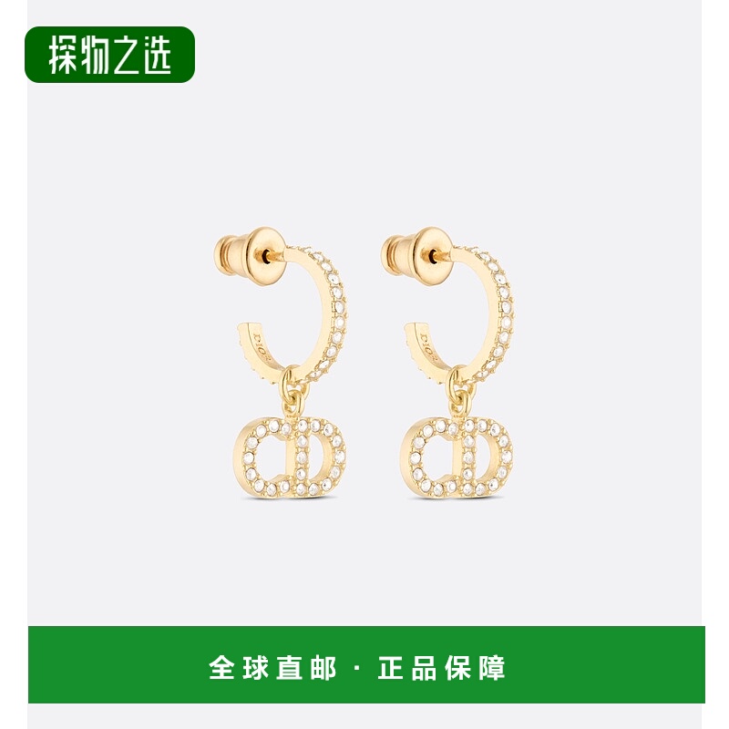 欧洲直邮Christian Dior克里斯汀·迪奥CLAIR D LUNE耳环白水晶