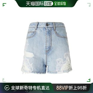 香港直邮Ermanno D427P323APFKV 徽标牛仔短裤 Scervino