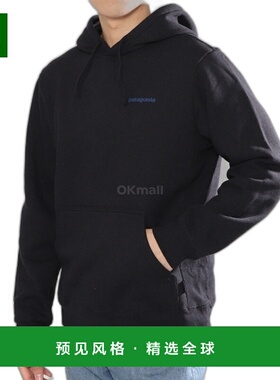 韩国直邮patagonia 短裤徽标 Uprisal 连帽衫 (39665-INBK) 连帽/