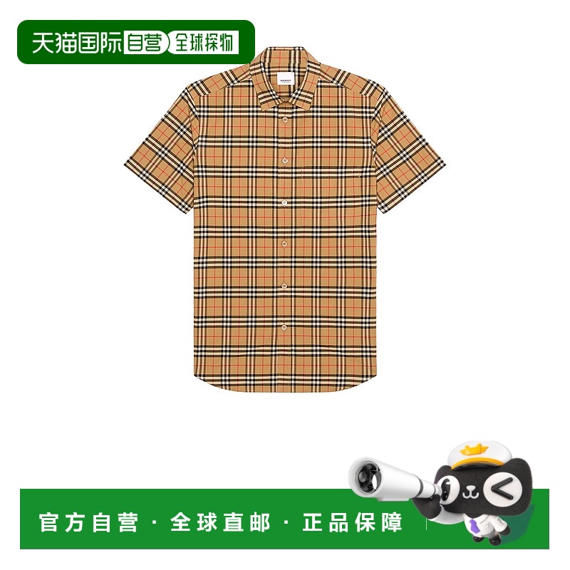 1h可退 香港直邮Burberry 巴宝莉 男士 Simpson 休闲衬衫 8020965