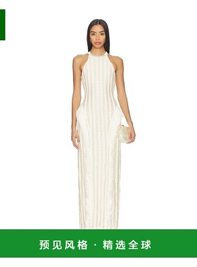 1h可退 香港直邮PATBO 女士 天蓝色针织睡裙 VEL33130 beige米色