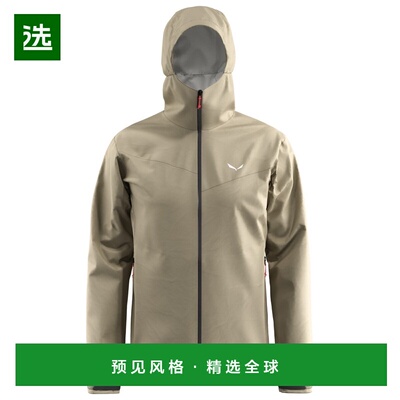 香港直邮SALEWA 男士户外冲锋衣 0022671QUICKSAND0910 CO 卡其色