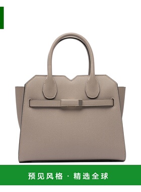 1h可退 香港直邮Valextra 女士 灰色小牛皮手袋 WBMI0006010LOC99