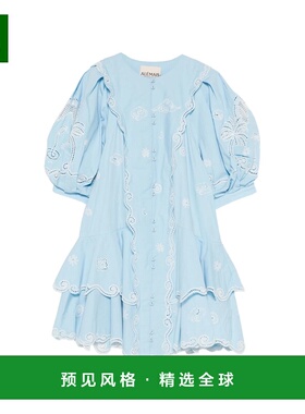 1h可退 香港直邮ALEMAIS 女士 MAIZY 刺绣迷你连衣裙 6131D