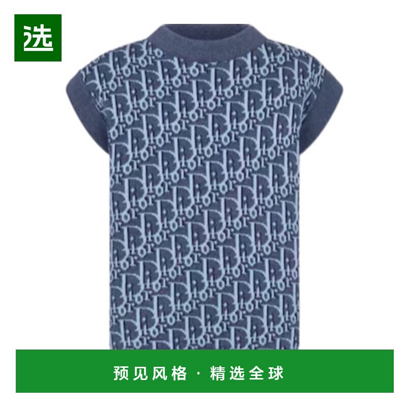 香港直邮Dior 无袖针织毛衣 4WBM24PULE迪奥