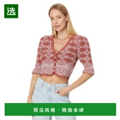 美国直邮 女士开衫 Free Geo 1h可退 Cardi People Floral 几
