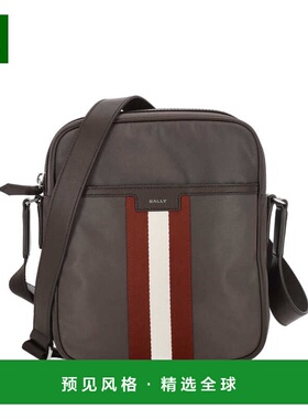 1h可退 香港直邮BALLY 男士单肩包 MAC05KNY286I7S4P AW2025 灰色