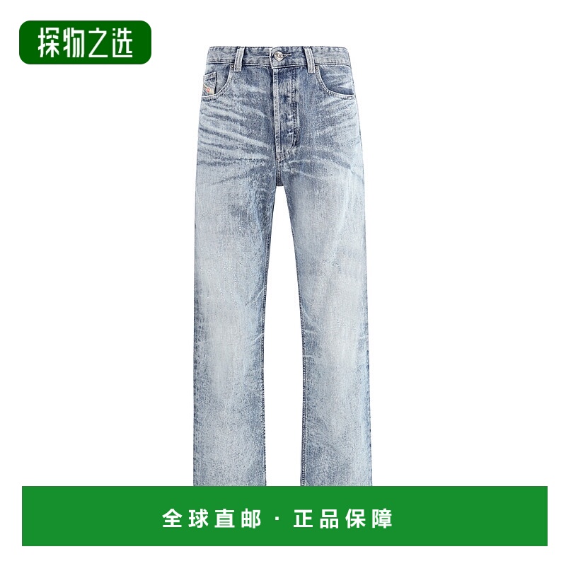 香港直邮Diesel 迪赛 男士 2024 D-Macs 常规牛仔裤 A21356068TY0