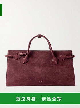 香港直邮AlaÏa 女士 横款牛巴革手提包 AA1S14042CA214通勤