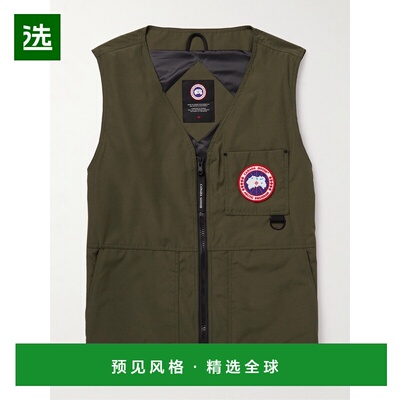 香港直邮Canada Goose 加拿大鹅 男士 Canmore Logo-Appliquéd T