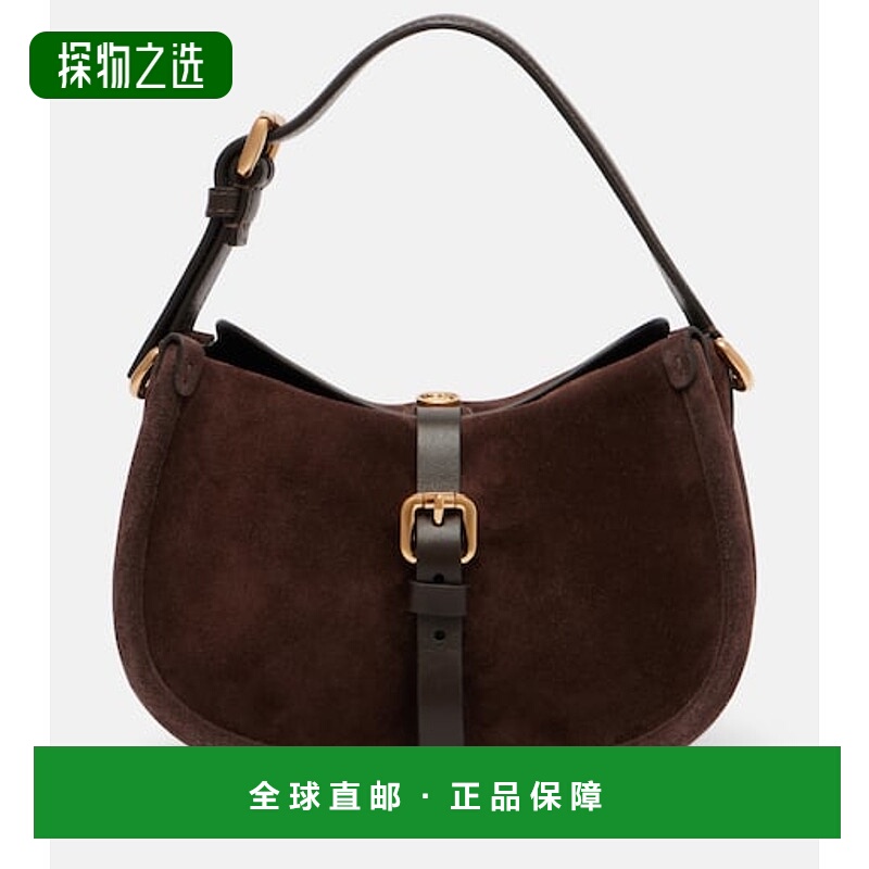 香港直邮Etro 艾特罗 女士 Pony 小号绒面革斜挎包