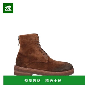 1h可退 【美国直邮】marsell 男士 靴子系带真皮正品高档 时尚百