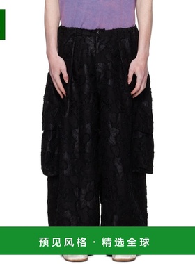 1h可退 香港直邮Collina Strada 男士 黑色 Jacquard Pleated 工