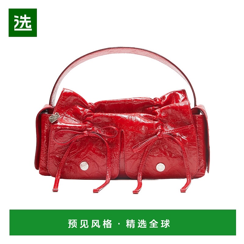 香港直邮Acne Studios 多口袋褶皱手提包 A10367斜挎包单肩包