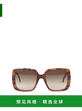 1h可退 香港直邮Gucci 古驰 女士 方形太阳镜 GG0632S colorful花