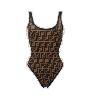香港直邮Fendi FF logo印花连体泳装 FXB922ADHB