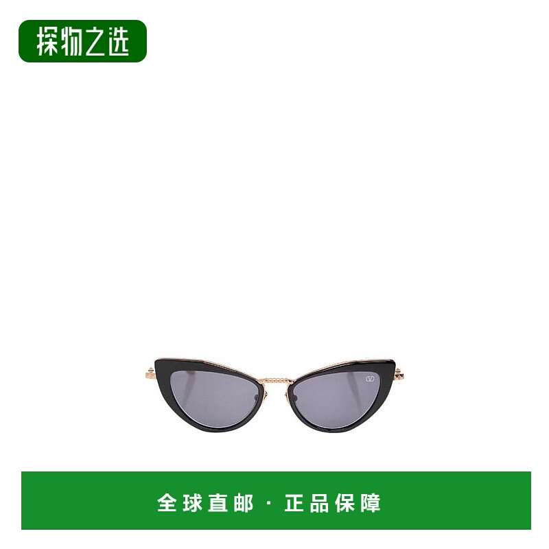 【99新未使用】香港直邮Valentino徽标猫眼太阳镜 VLS-102A-50 0