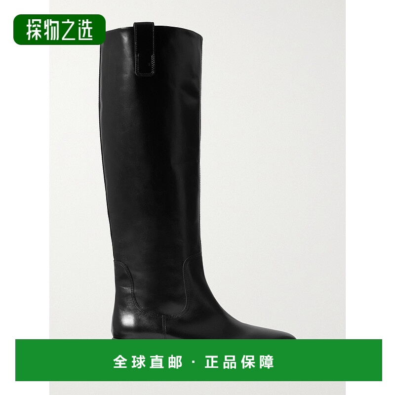 1h可退 香港直邮aeyde 女士 Henry 皮质及膝靴子 A11KBLAID45CH22