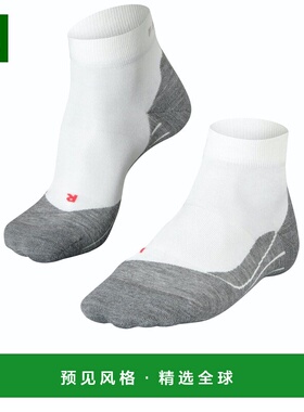 1h可退 香港直邮Falke 女士 RU4 耐久短款袜子 16706 white白色