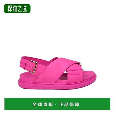 香港直邮Marni 徽标平底凉鞋 FBMS015701P3614