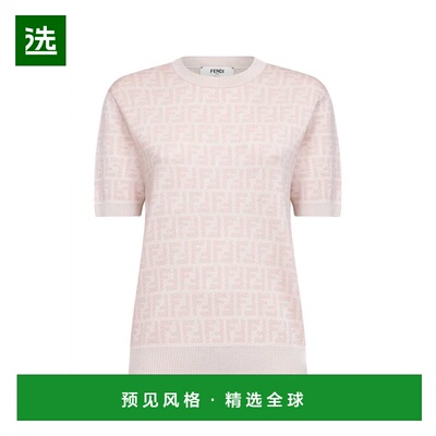 香港直邮FENDI 女士T恤 FZXE50AYM1F1UKC SS2026 粉红色 Embroide