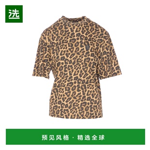 香港直邮Anine Bing 女士T恤 A0811154MTL59LEOPARD SS2026