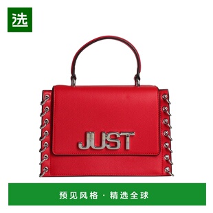 1h可退 香港直邮Just Cavalli 就是卡沃利 女士 手袋 red红色 舒