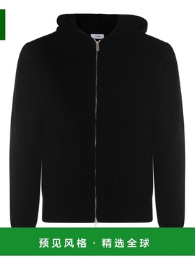 1h可退 香港直邮Lardini 男士 黑色羊毛针织衫 LMML424AA65031999