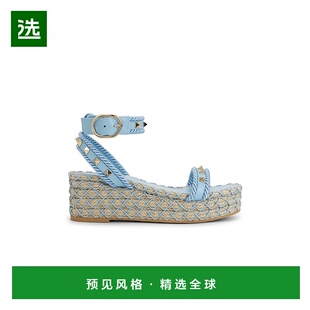 1h可退 香港直邮Valentino 华伦天奴 女士 Torchon Espadrilla 铆