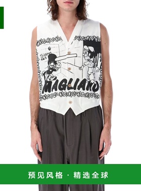 香港直邮MAGLIANO 男士马甲 T28019243LU4301 SS2025 白色 Printe