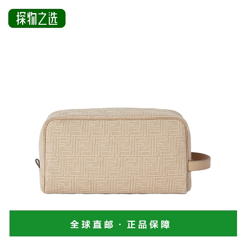 香港直邮Fendi FF 中号化妆包 7N0141AUGO
