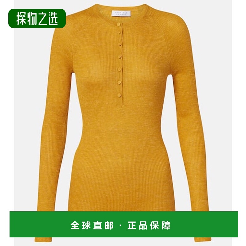 1h可退 香港直邮Gabriela Hearst 女士 Anges 开司米丝质麻纤维亨